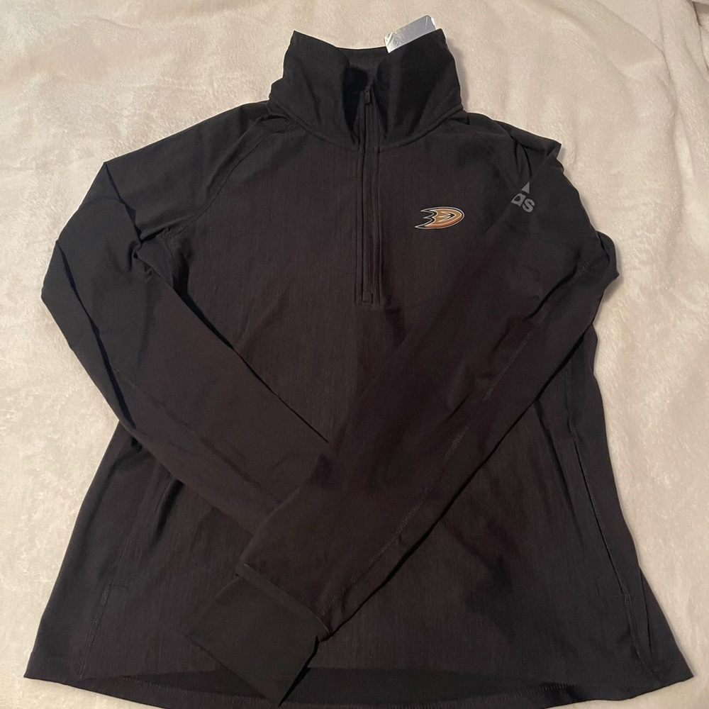 NHL ANAHEIM DUCKS 🖤 Adidas Women’s 1/4 Zip